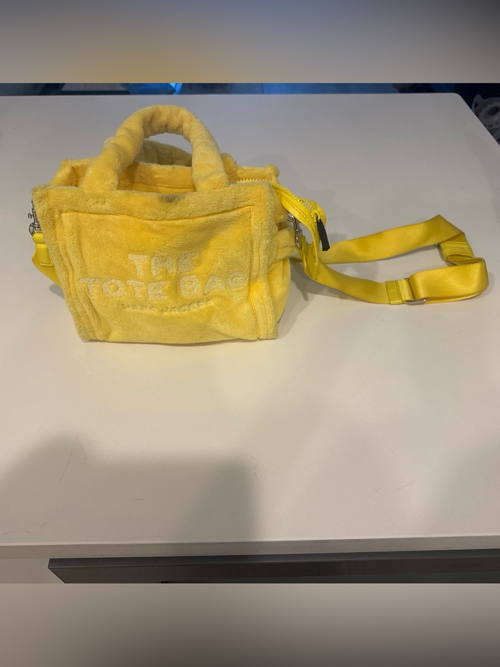 Marc Jacobs Plush Mini Tote in Yolk